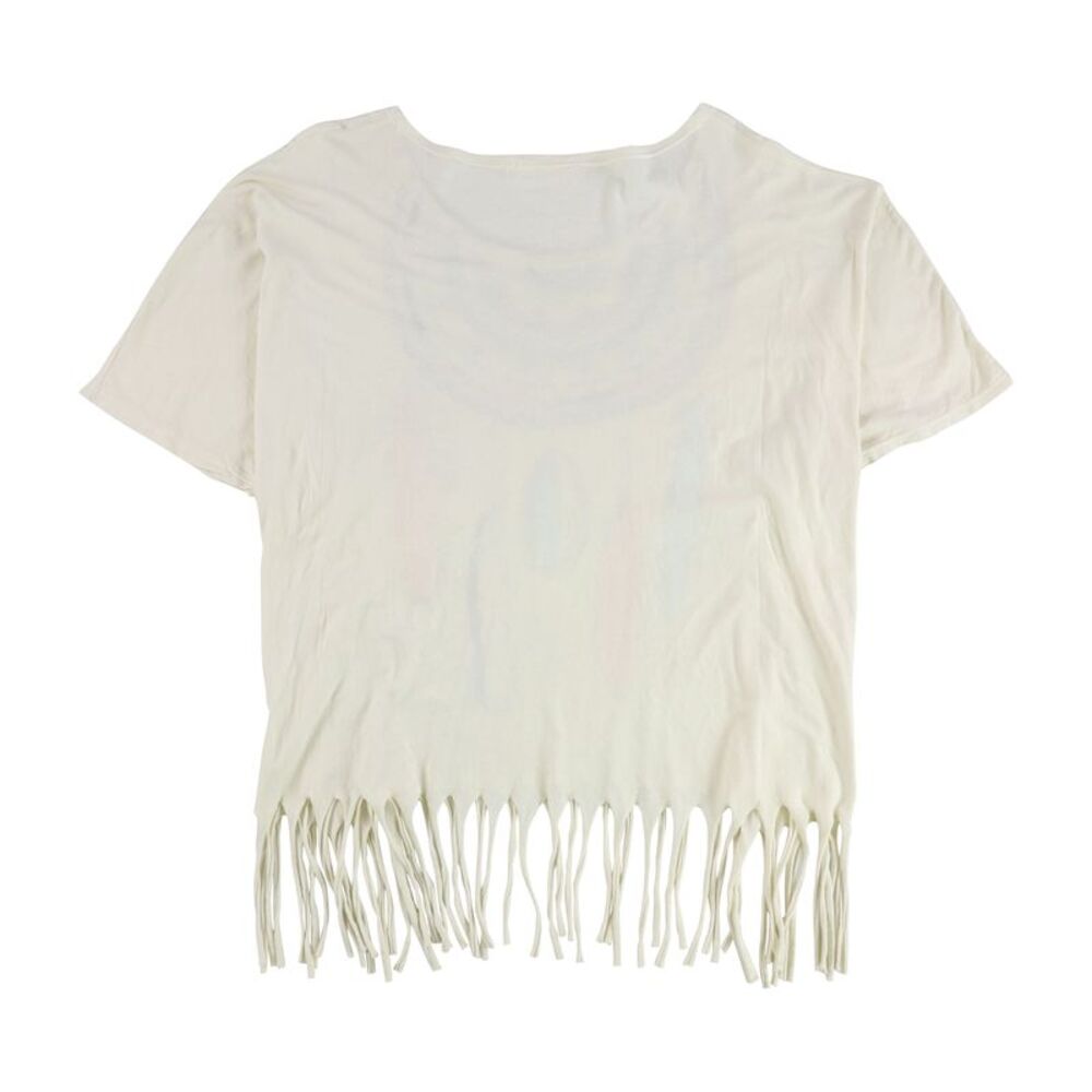 Title Unknown Womens Tribal Fringe Graphic T-Shirt, NWT